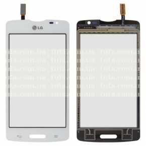 Сенсорный экран (тачскрин) для LG D405 Optimus L90, белый